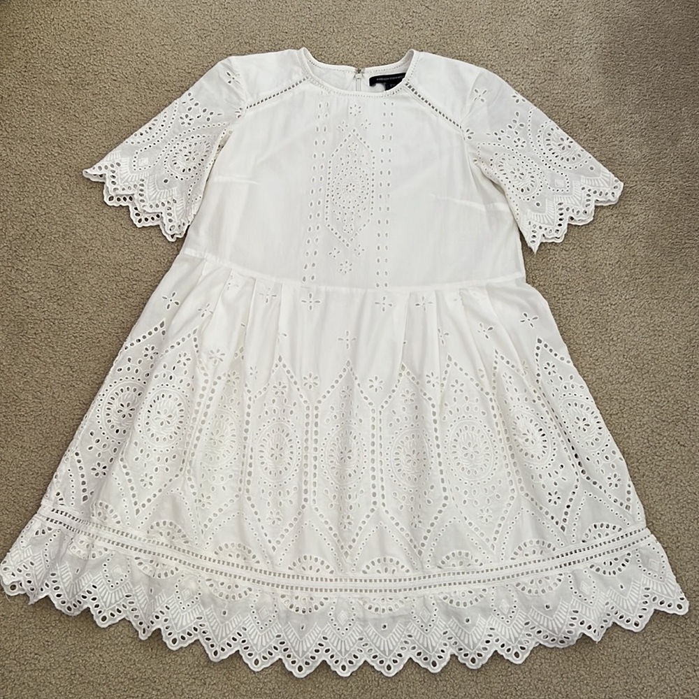 French Connection Eyelet Dress. Size XS
